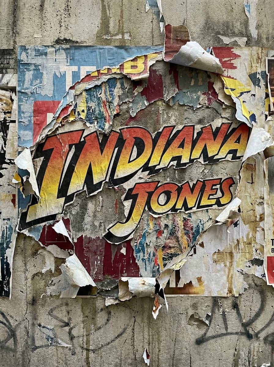 Logo Revealed Through Ripped Urban Posters — image 3