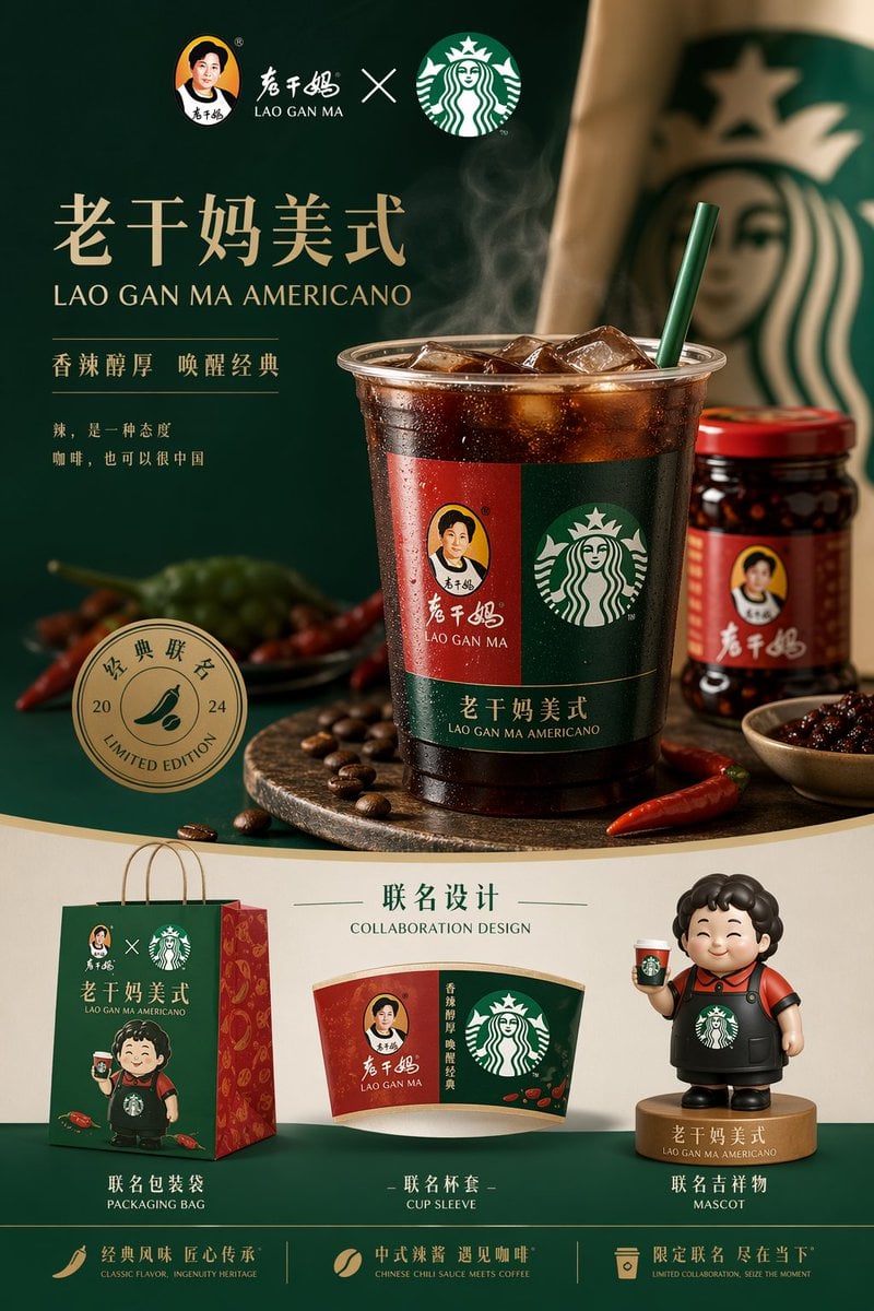 Lao Gan Ma x Starbucks  American Chili  Brand Operations