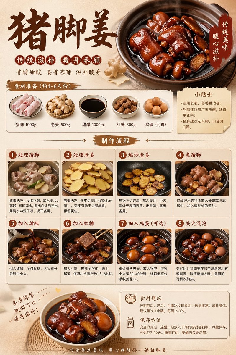Culinary Poster of Food Preparation
