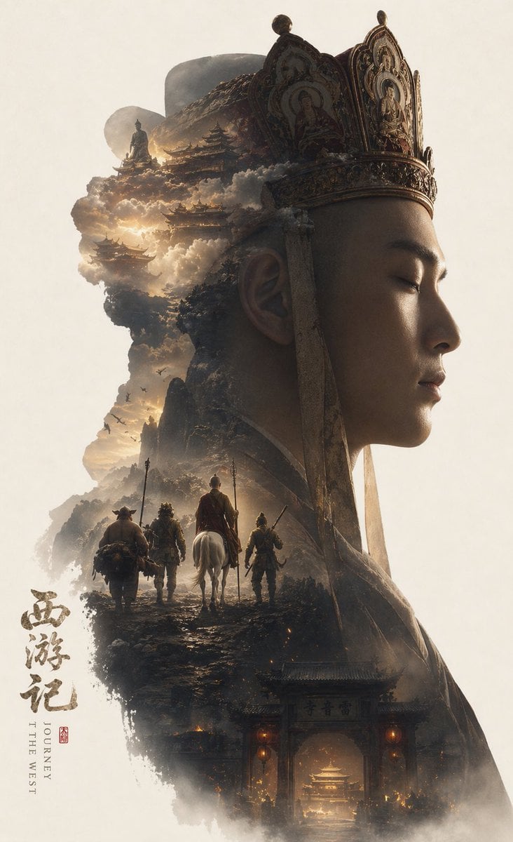 Epic Red Chamber Dream Narrative Poster — image 2