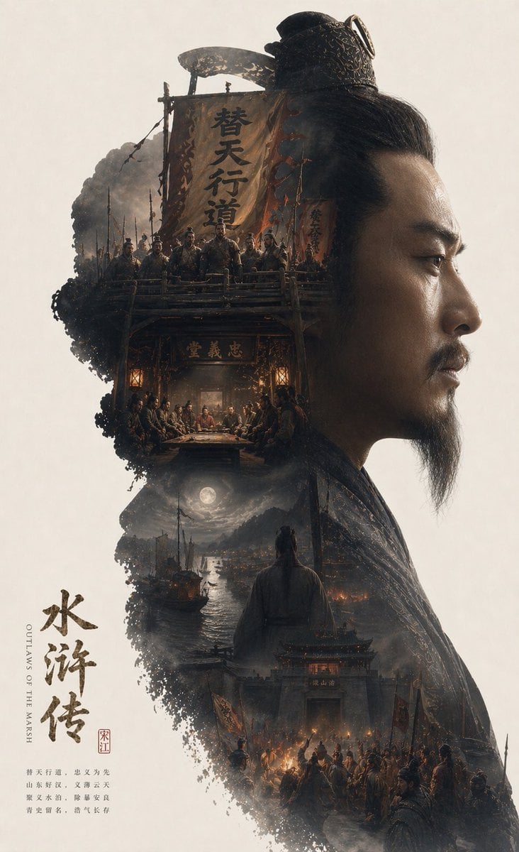 Epic Red Chamber Dream Narrative Poster — image 4