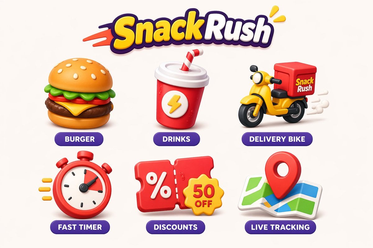 Playful Brand Icons for UI and Apps