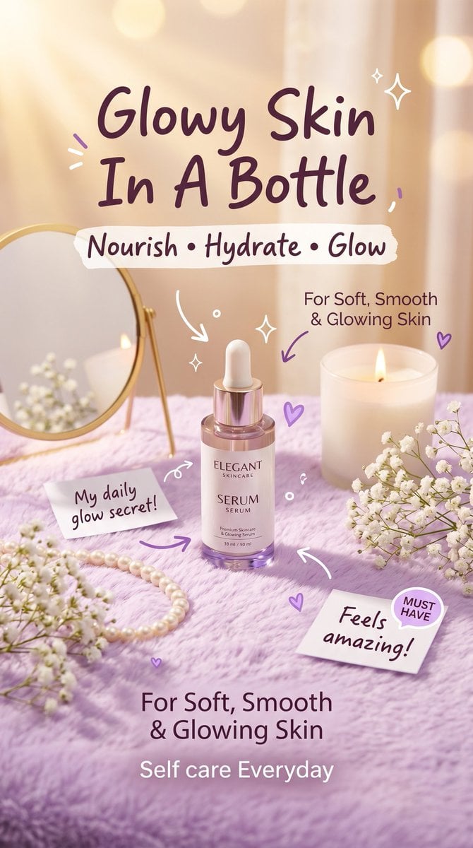 Luxury Skincare Advertisement Aesthetic — image 2