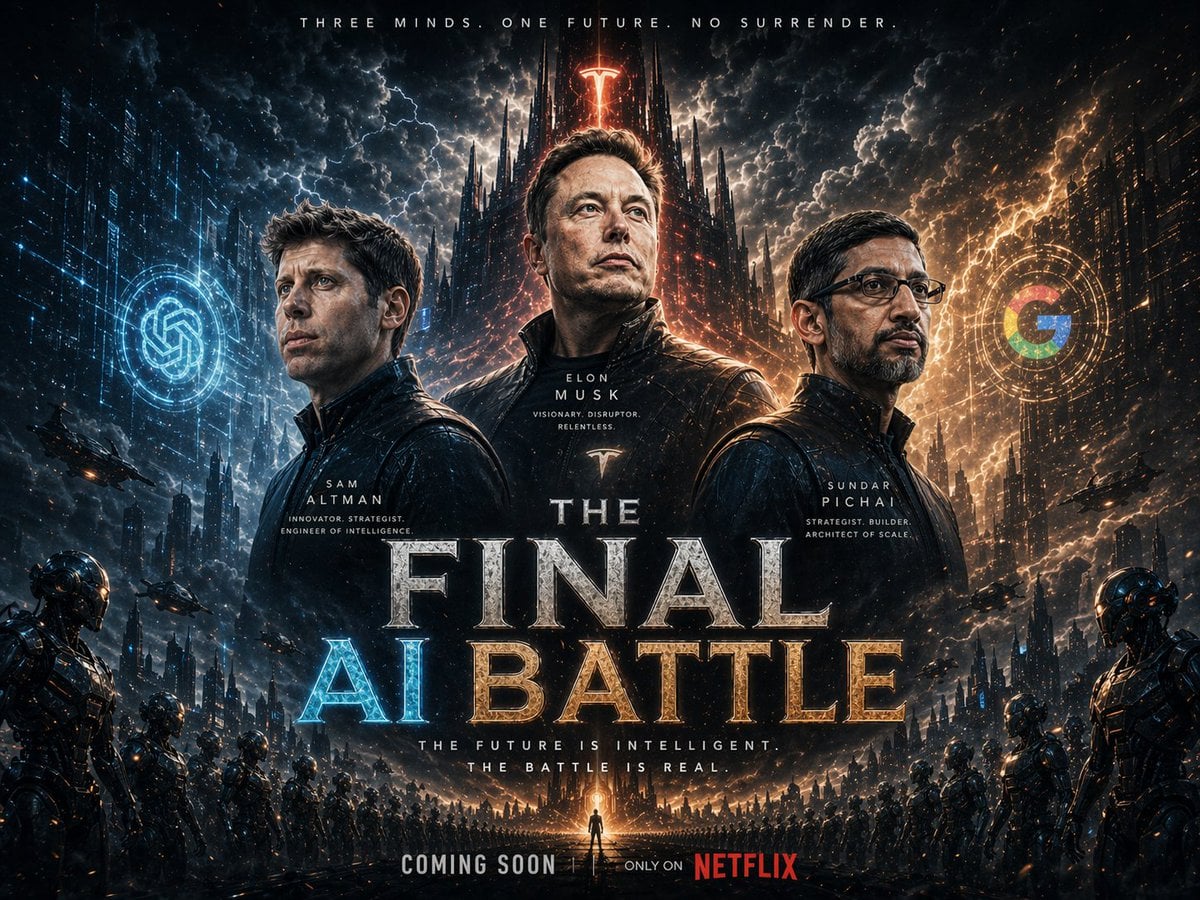 Epic Sci-Fi Movie Poster of AI Kings — image 4