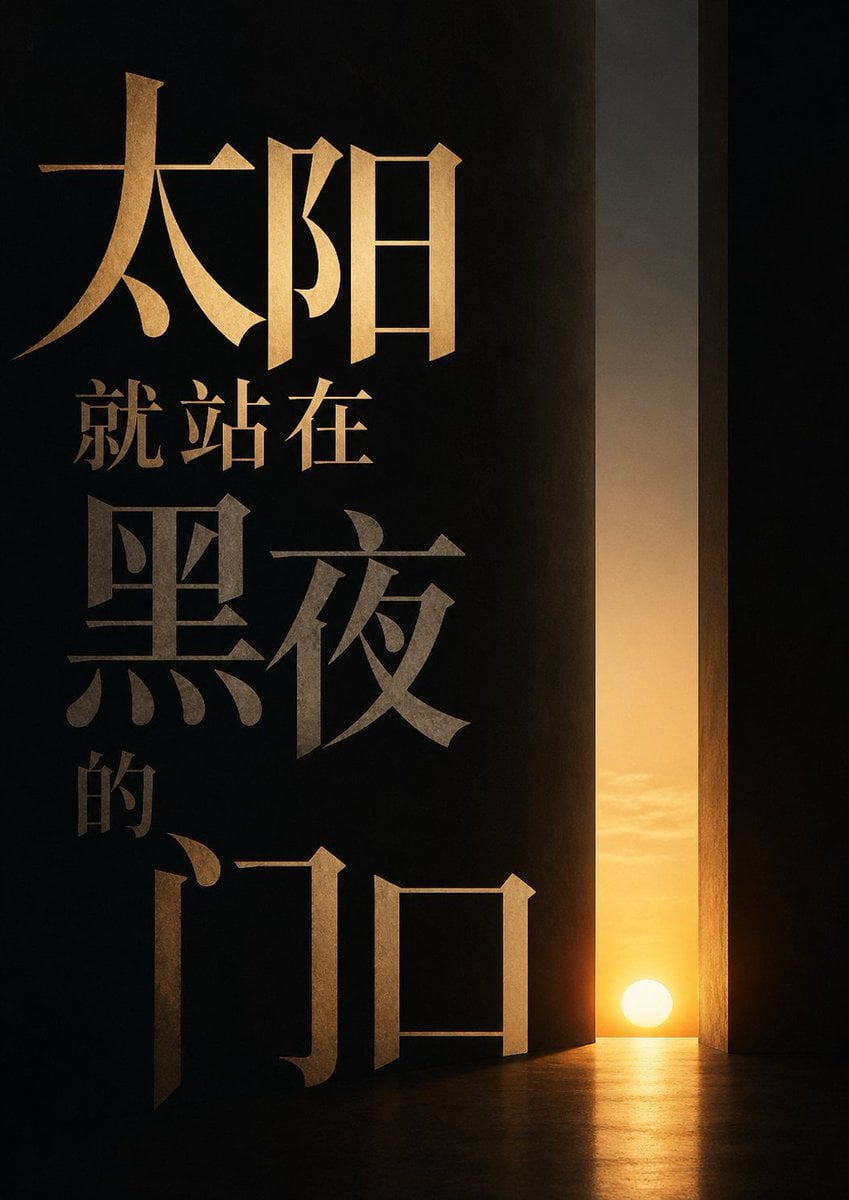 Sun on the Edge of Night Poster Design