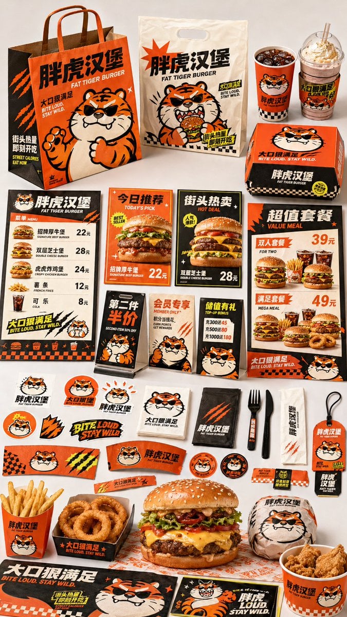 Comprehensive Restaurant Brand Visual System Showcase — image 4