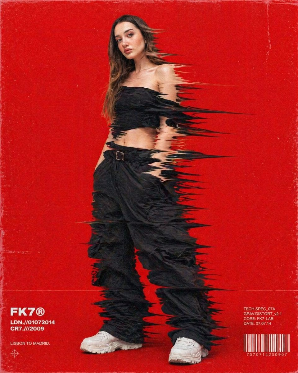 Hip Hop Model with Motion Drag Clothing — image 2